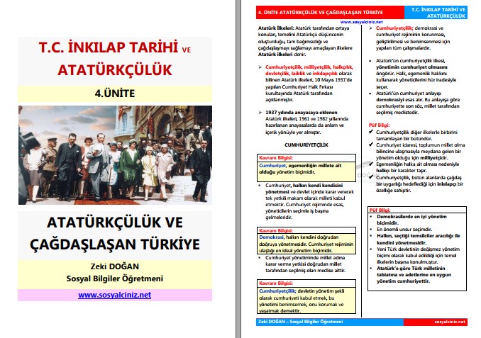 Atatürkçülük ve Çağdaşlaşan Türkiye