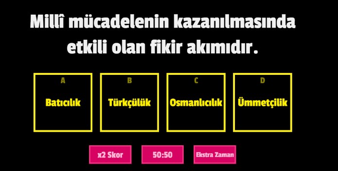 Bir Kahraman Doğuyor Online Test