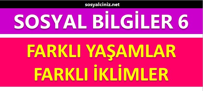 Farklı İklimler Farklı Yaşamlar Sunu