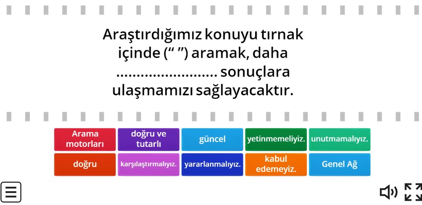 Doğru Bilgiye Nasıl Ulaşırım Online Eşleştirme