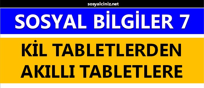 Kil Tabletlerden Akıllı Tabletlere Sunu
