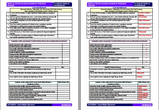 Eğitim ve Kültür Alanında Gelişmeler Pekiştirme Etkinliği