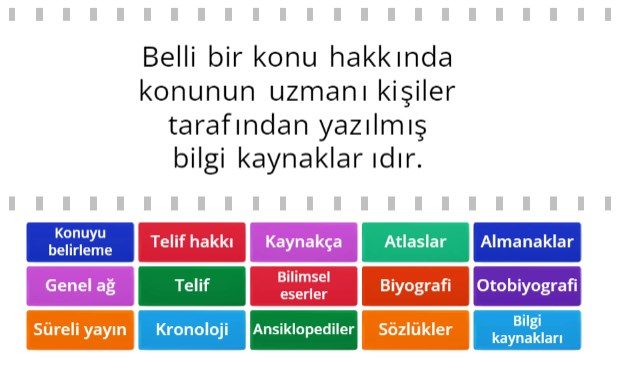 Araştırma Yapıyorum Online Eşleştirme