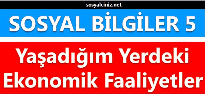 Yaşadığım Yerdeki Ekonomik Faaliyetler Sunu