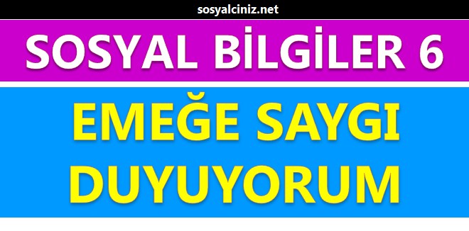 Emeğe Saygı Duyuyorum Sunu