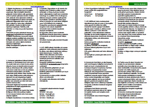 Kil Tabletlerden Akıllı Tabletlere Test 3