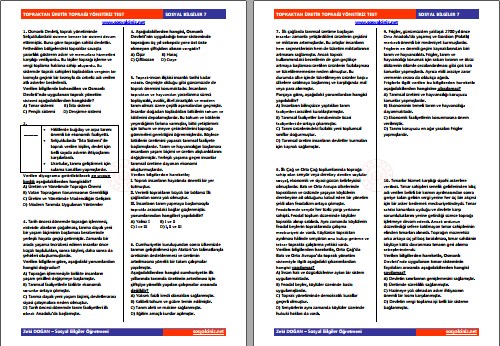 Topraktan Üretir Toprağı Yönetiriz Test