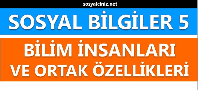 Bilim İnsanları ve Ortak Özellikleri Sunu
