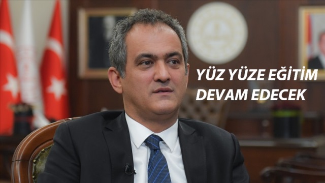 Yüz yüze eğitime devam edilecek