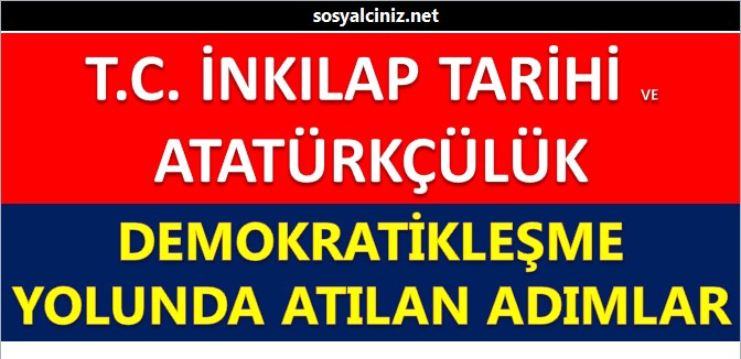 Demokratikleşme Yolunda Atılan Adımlar Sunu