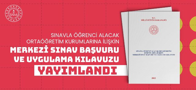 2022 LGS Merkezi Sınav Kılavuzu Yayımlandı