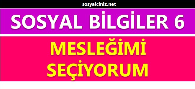 Mesleğimi Seçiyorum Sunu