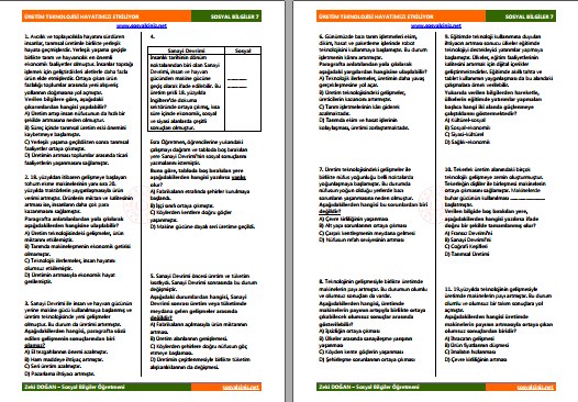 Üretim Teknolojisi Hayatımızı Etkiliyor Test