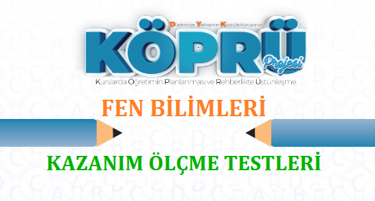 8. Sınıf Fen Bilimleri Kazanım Ölçme Testleri – Cevaplı Sivas MEM