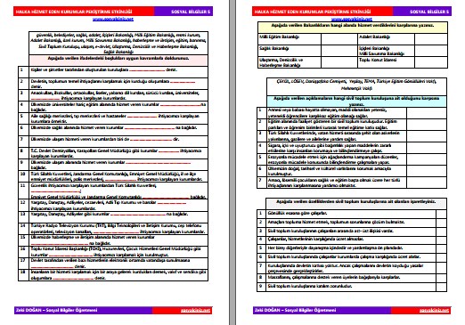 Halka Hizmet Eden Kurumlar Pekiştirme Etkinliği