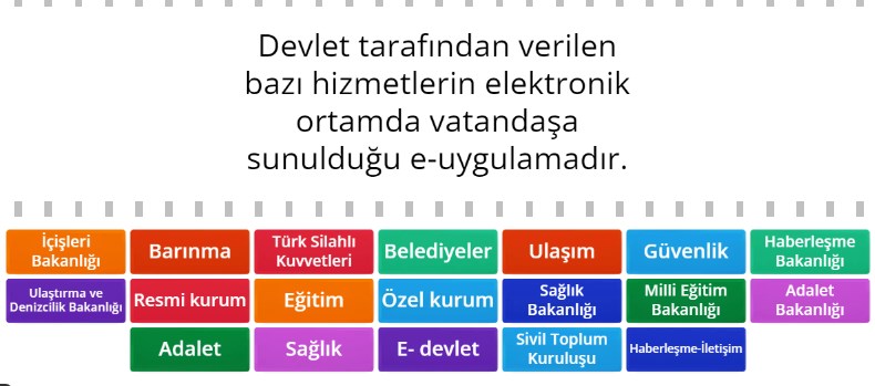 Bize Hizmet Eden Kurumlar Online Eşleştirme