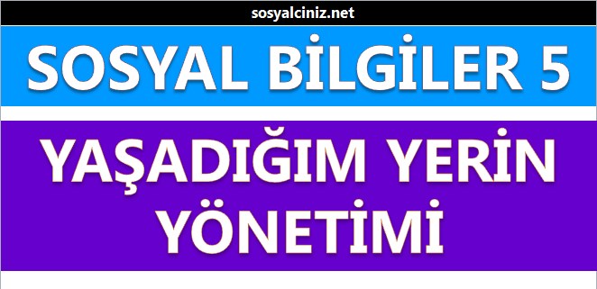 Yaşadığım Yerin Yönetimi Sunu