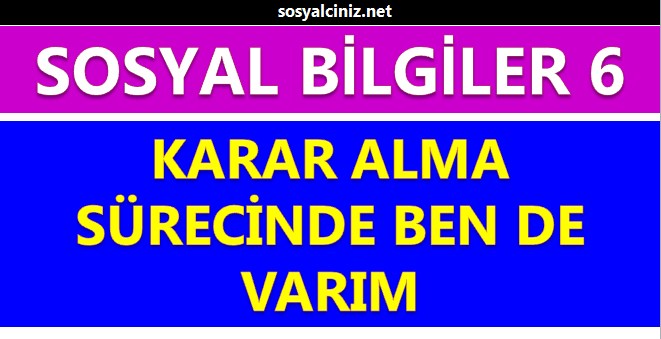 Karar Alma Sürecinde Ben de Varım Sunu