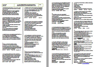 2021-2022 8. Sınıf Din Kültürü 2. Dönem 2. Yazılı