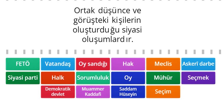 Hakimiyet Milletindir Online Eşleştirme