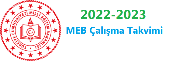 2022-2023 MEB Çalışma Takvimi