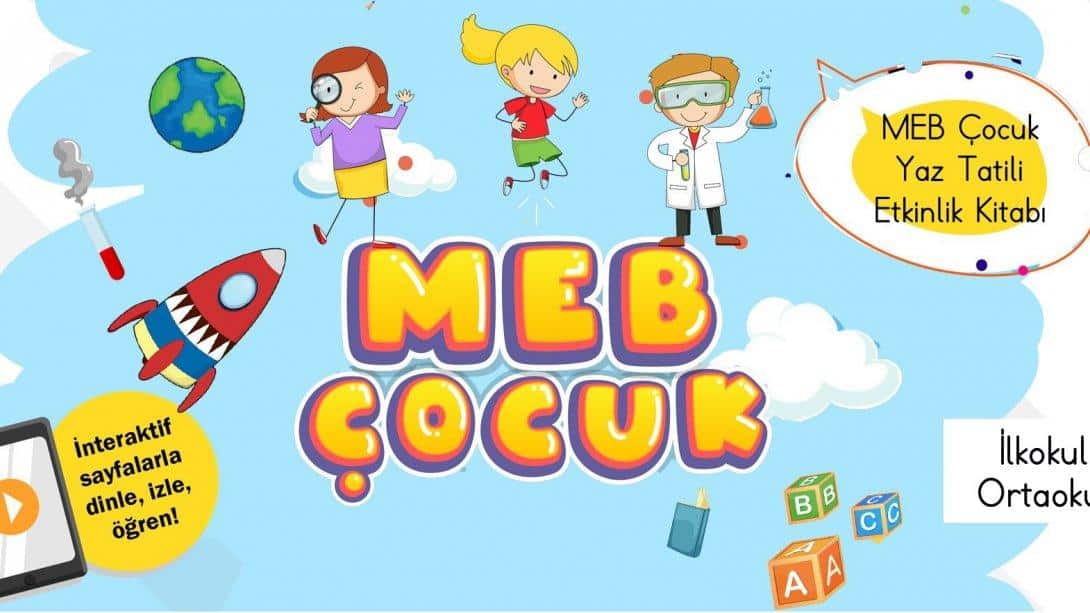 İlkokul ve Ortaokul Öğrencileri İçin MEB Çocuk Yaz Tatili Etkinlik Kitapları