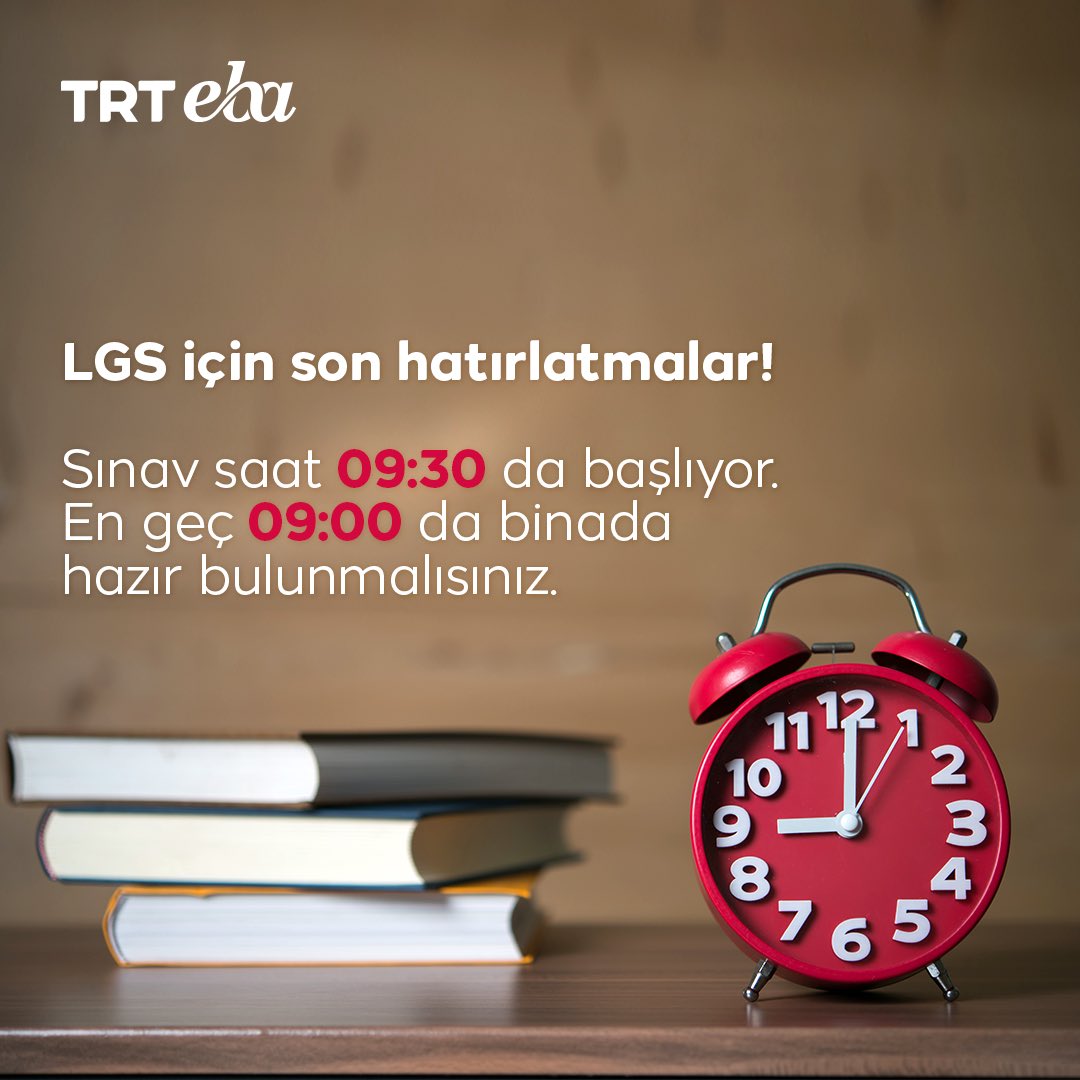 TRT EBA LGS 2022 Son Hatırlatmalar