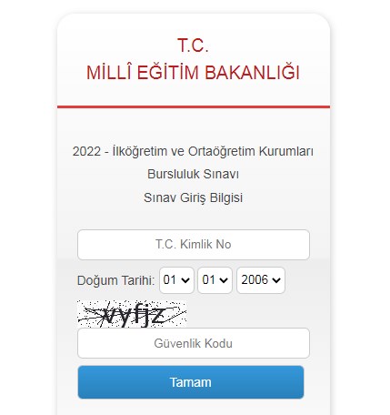 2022 İOKBS Bursluluk Sınavı giriş yerleri açıklandı