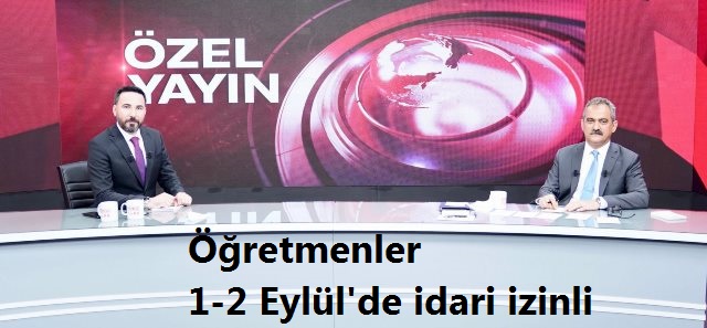 Bakan Özer eğitim gündemini değerlendirdi