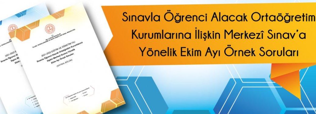 Ekim 2022 MEB Örnek Sorular