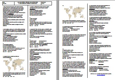 2022-2023 12. Sınıf Coğrafya 1. Dönem 1. Yazılı