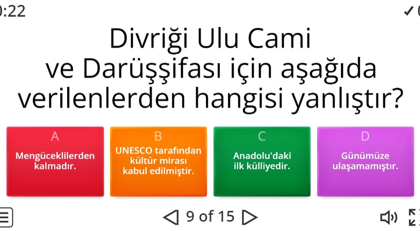 Anadolu’da Kurulan İlk Türk Beylikleri Online Test