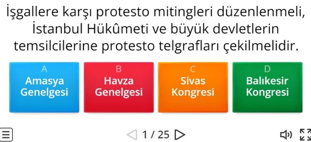 Milli Mücadelede Hangi Karar Nerede Alındı