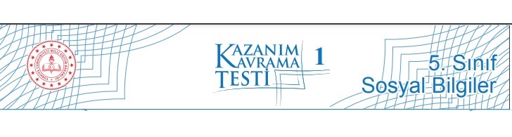 2022-2023 5. Sınıf Sosyal Bilgiler Kazanım Testleri