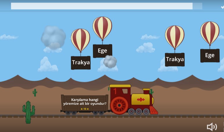 Kültürel Zenginliğimiz Balon Patlatma Oyunu