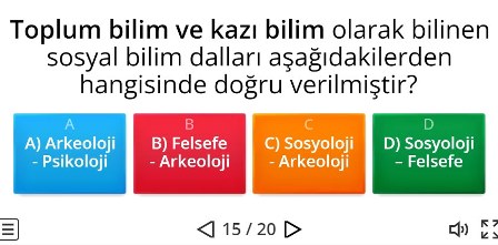 Hayatımızdaki Sosyal Bilimler Online Test