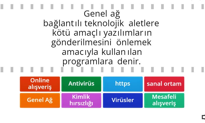 Sanal Ortamda Güvenlik Online Eşleştirme