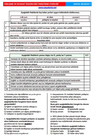 Yerleşme ve Seyahat Özgürlüğü Pekiştirme Etkinliği