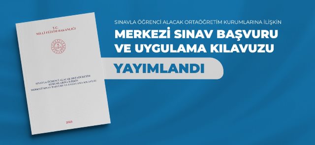 2023 LGS Başvuru Kılavuzu yayımlandı