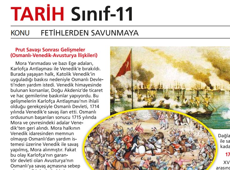 11. Sınıf Tarih Ders Notları Konu Özetleri