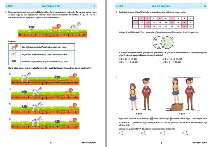 Sivas MEM 6. Sınıf Tüm Dersler İzleme Sınavı