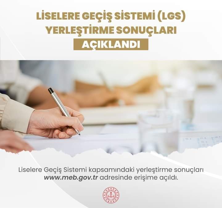 2023 LGS Yerleştirme Sonuçları Açıklandı