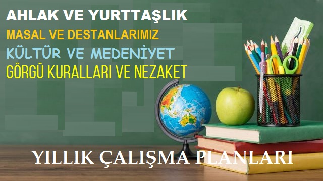 2023-2024 Görgü Kuralları ve Nezaket Yıllık Çalışma Planı