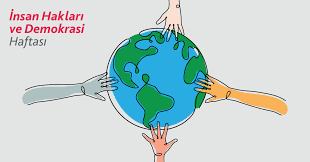 İnsan Hakları Günü ve Demokrasi Görselleri