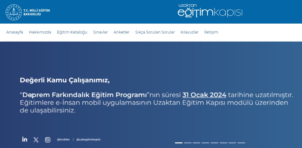 Deprem Farkındalık Eğitim Programı ve Cevapları