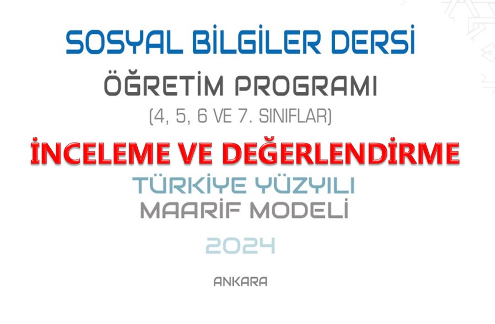 5. Sınıf Sosyal Bilgiler Müfredatı Değerlendirme Raporu 2024
