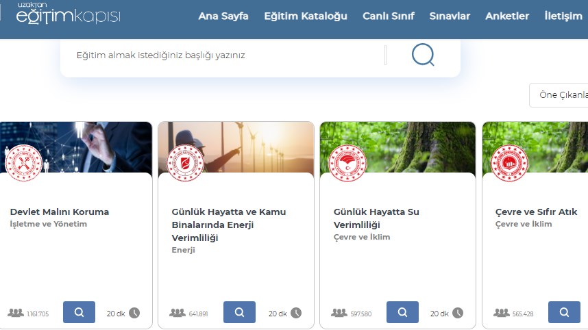 Tasarruf Tedbirleri Eğitim Programı Cevapları