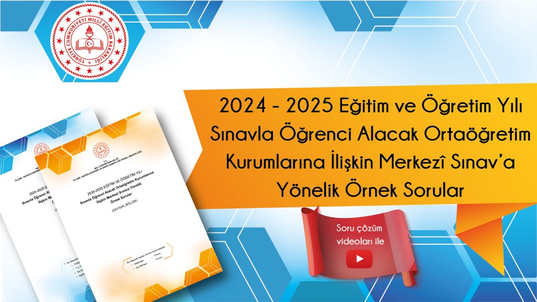 2024-2025 LGS MEB Örnek Soruları