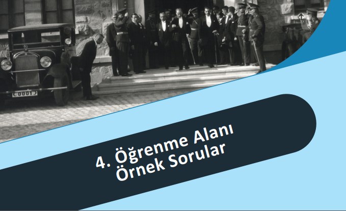 4. Öğrenme Alanı Yaşayan Demokrasimiz Örnek Sorular
