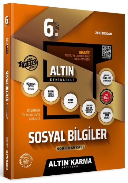Yeni Müfredat 6.Sınıf Sosyal Bilgiler Konu Anlatımlı Etkinlikli Soru Bankası